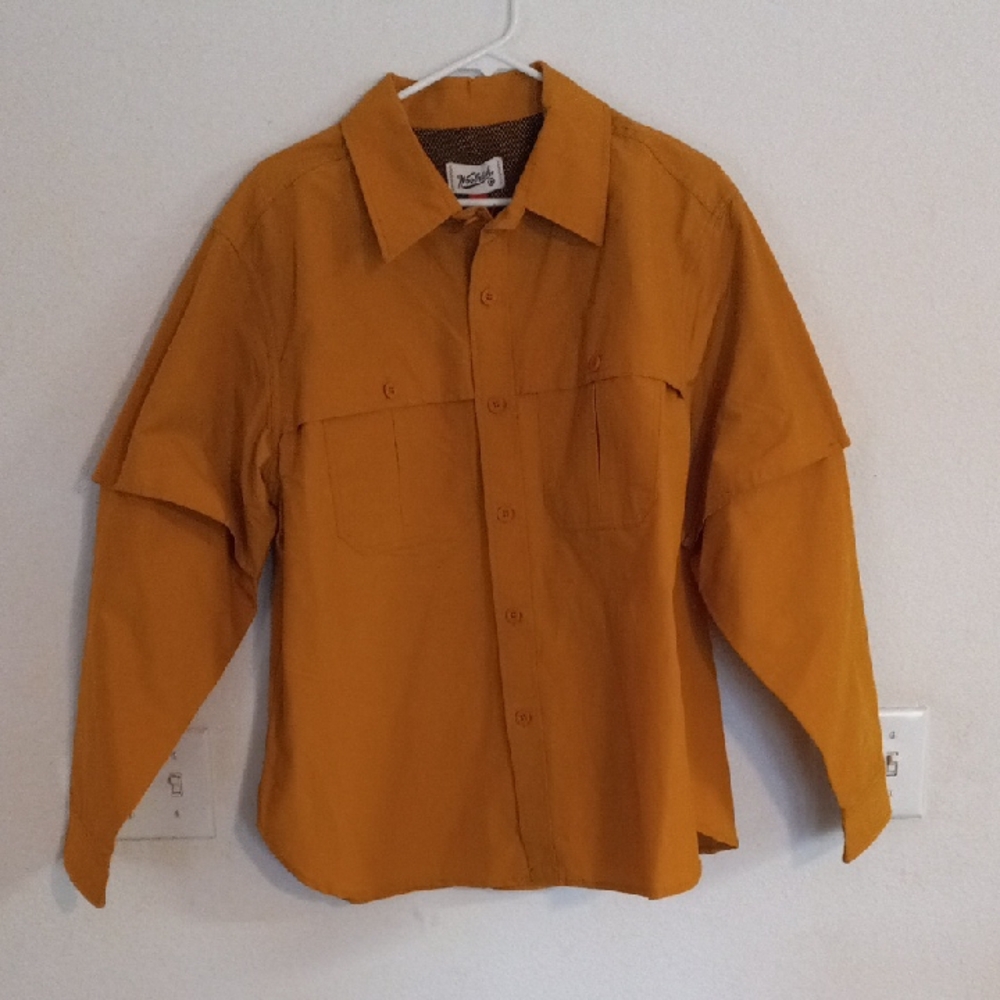 NWT Woolrich Men's Golden Button Down Shirt